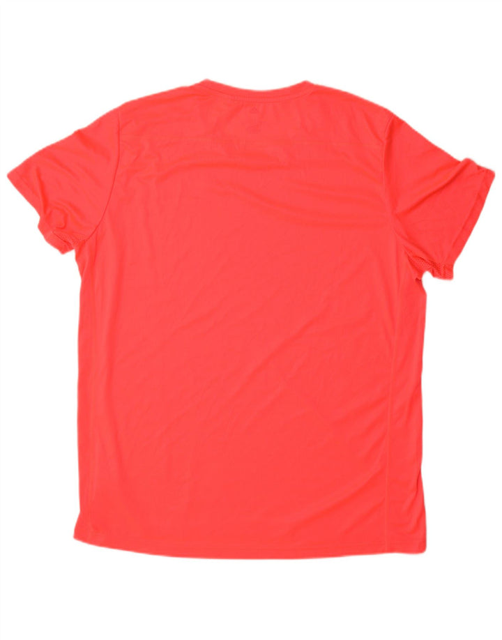 Adidas Mens Aeroready Graphic T-Shirt Top Large Pink Polyester