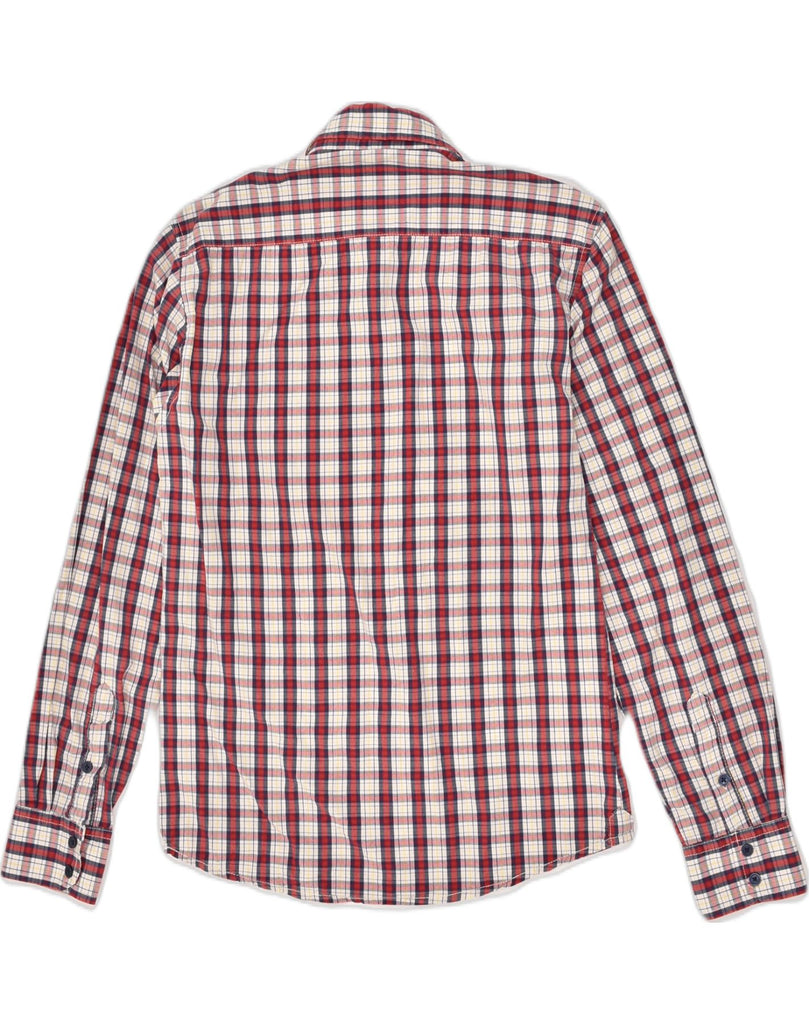 JACK & JONES Mens Shirt Small Red Check Cotton | Vintage Jack & Jones | Thrift | Second-Hand Jack & Jones | Used Clothing | Messina Hembry 