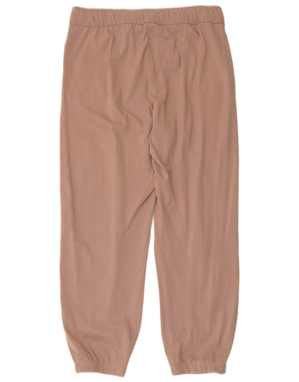 Nike Womens Tracksuit Trousers Joggers UK 16 Large  Pink Cotton