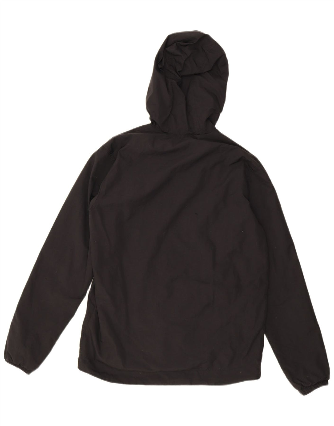 Lyle & Scott Mens Hooded Rain Jacket UK 36 Small Black Nylon
