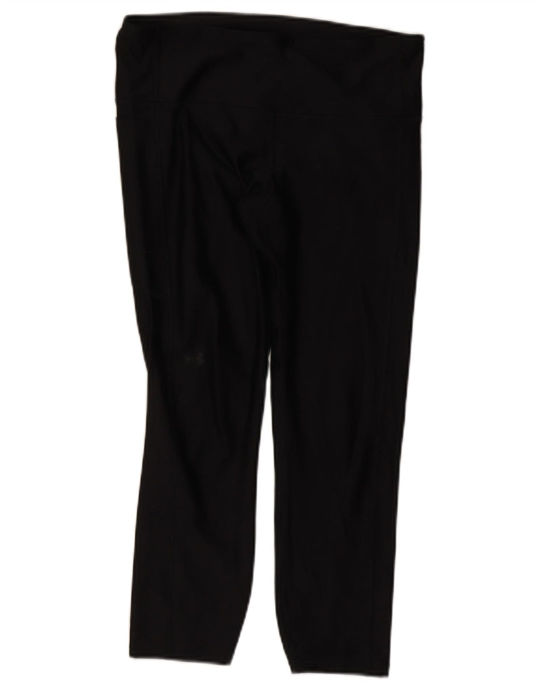 Under Armour Womens Capri Leggings UK 14 Large Black Polyester