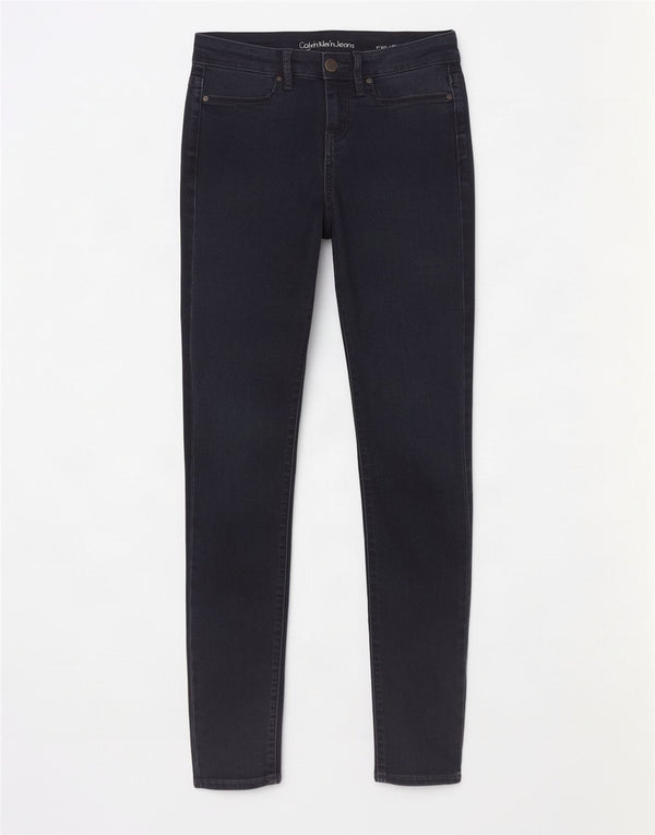 Calvin Klein Womens Legging Skinny Jeans W27 L28 Navy Blue Cotton