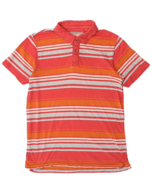 Fat Face Mens Polo Shirt Small Red Striped