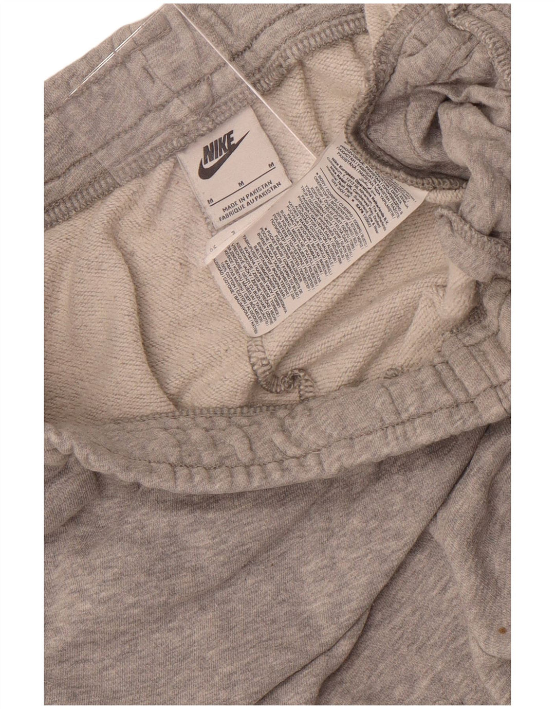 Nike Mens Tracksuit Trousers Joggers Medium Grey Flecked Cotton