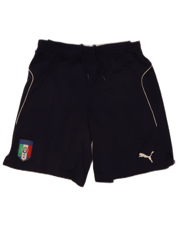 Puma Mens Italia Sport Shorts Medium  Navy Blue Sports