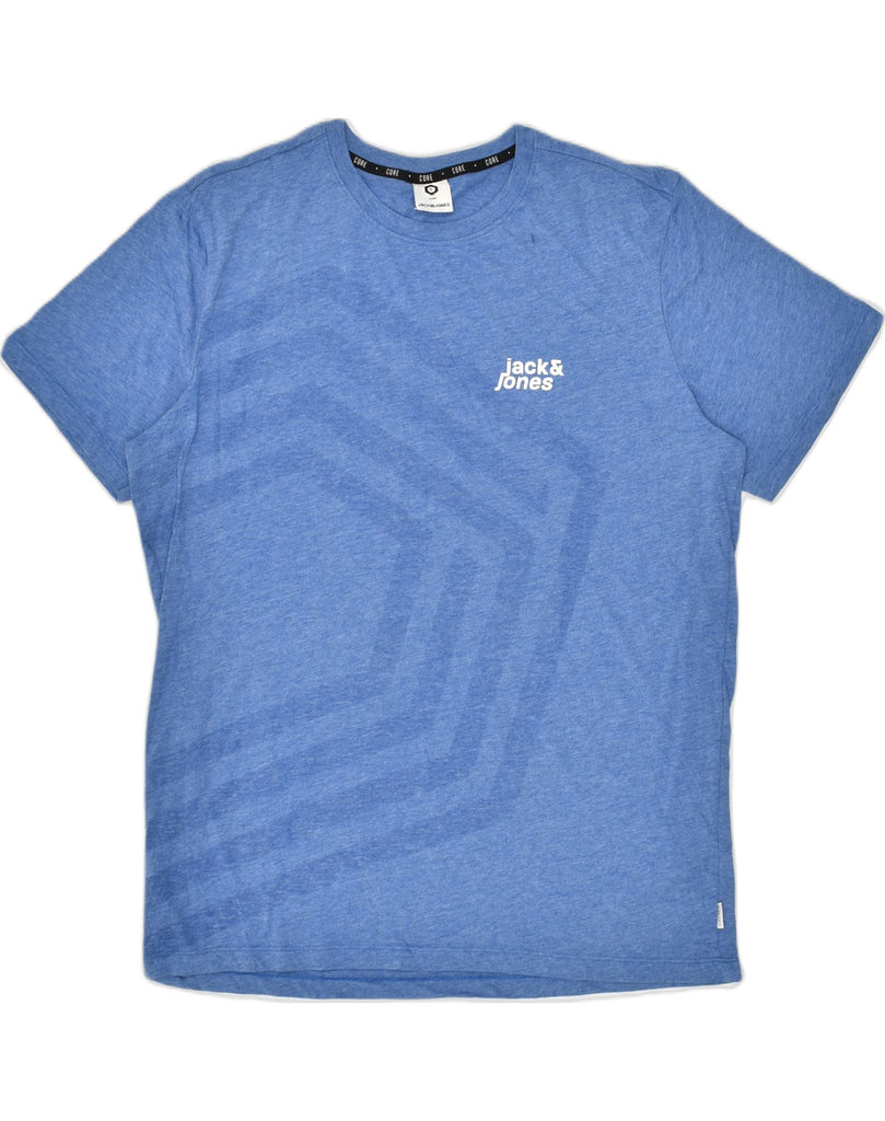 JACK & JONES Mens T-Shirt Top XL Blue Cotton | Vintage Jack & Jones | Thrift | Second-Hand Jack & Jones | Used Clothing | Messina Hembry 