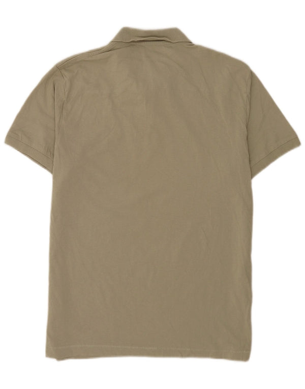 French Connection Mens Polo Shirt Large Khaki Cotton