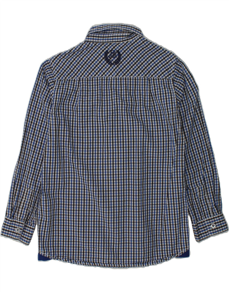 GAS Boys Shirt 5-6 Years Blue Check Cotton | Vintage Gas | Thrift | Second-Hand Gas | Used Clothing | Messina Hembry 