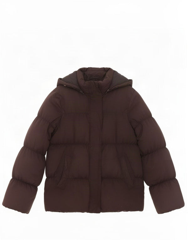 Gap Womens Hooded Padded Jacket UK 10 Small Black