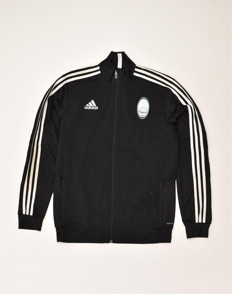 ADIDAS Mens Tracksuit Top Jacket Medium Black Polyester | Vintage Adidas | Thrift | Second-Hand Adidas | Used Clothing | Messina Hembry 