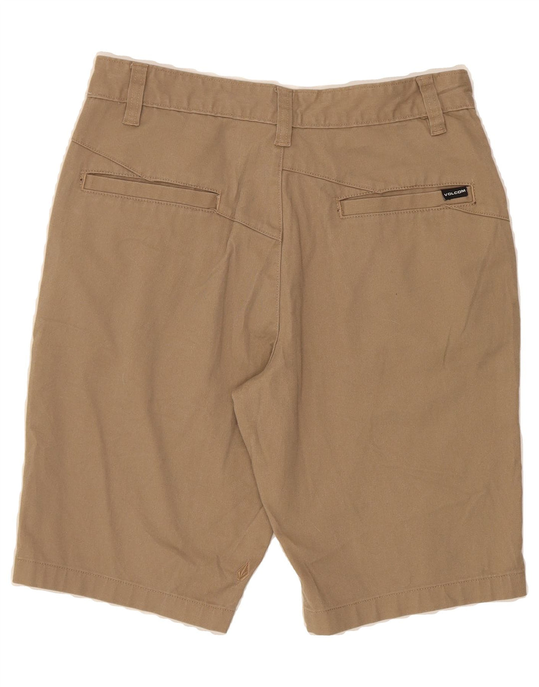 VOLCOM Mens Chino Shorts W29 Small  Beige Cotton Vintage Volcom and Second-Hand Volcom from Messina Hembry 