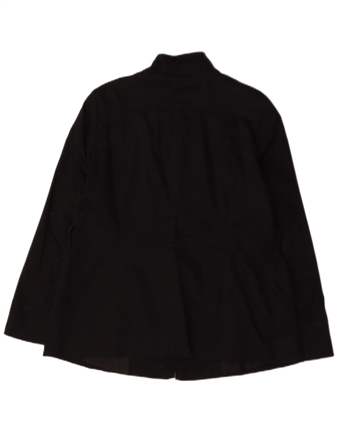 John Lewis Womens Utility Jacket UK 16 Large Black Cotton