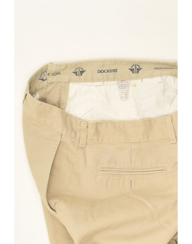 DOCKERS Mens Straight Chino Trousers W36 L28  Beige | Vintage Dockers | Thrift | Second-Hand Dockers | Used Clothing | Messina Hembry 