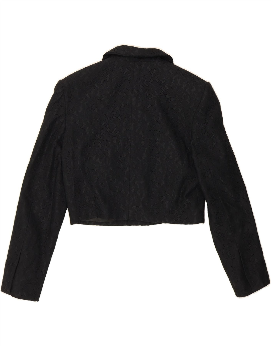 LE GROUP Womens Bolero Jacket IT 44 Medium Black Polyester Vintage Le Group and Second-Hand Le Group from Messina Hembry 