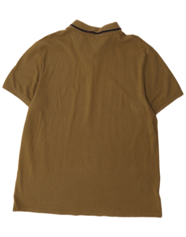 Timberland Mens Slim Fit Polo Shirt 2XL Khaki