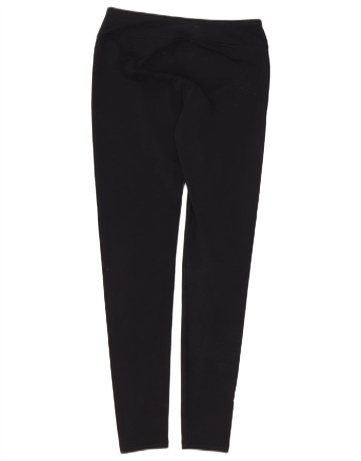Under Armour Womens Graphic Leggings UK 10 Small Black Cotton