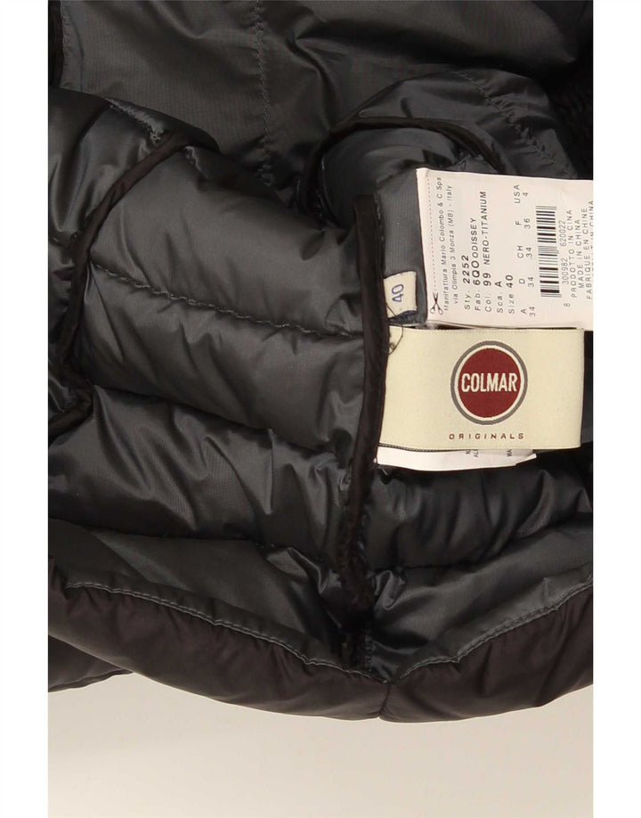 Colmar Womens Hooded Padded Jacket IT 40 XS Black Nylon