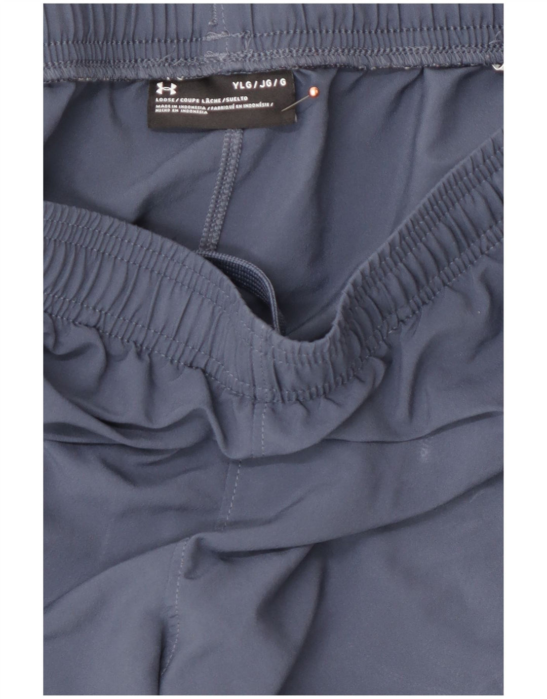 UNDER ARMOUR Boys Graphic Sport Shorts 11-12 Years Large  Blue Polyester