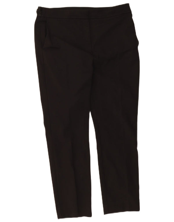 Zara Womens Slim Chino Trousers XL W32 L28 Black