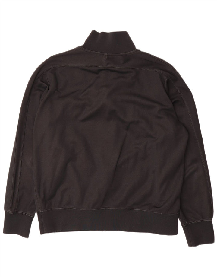 Nike Mens Tracksuit Top Jacket UK 42/44 Large Black Polyester