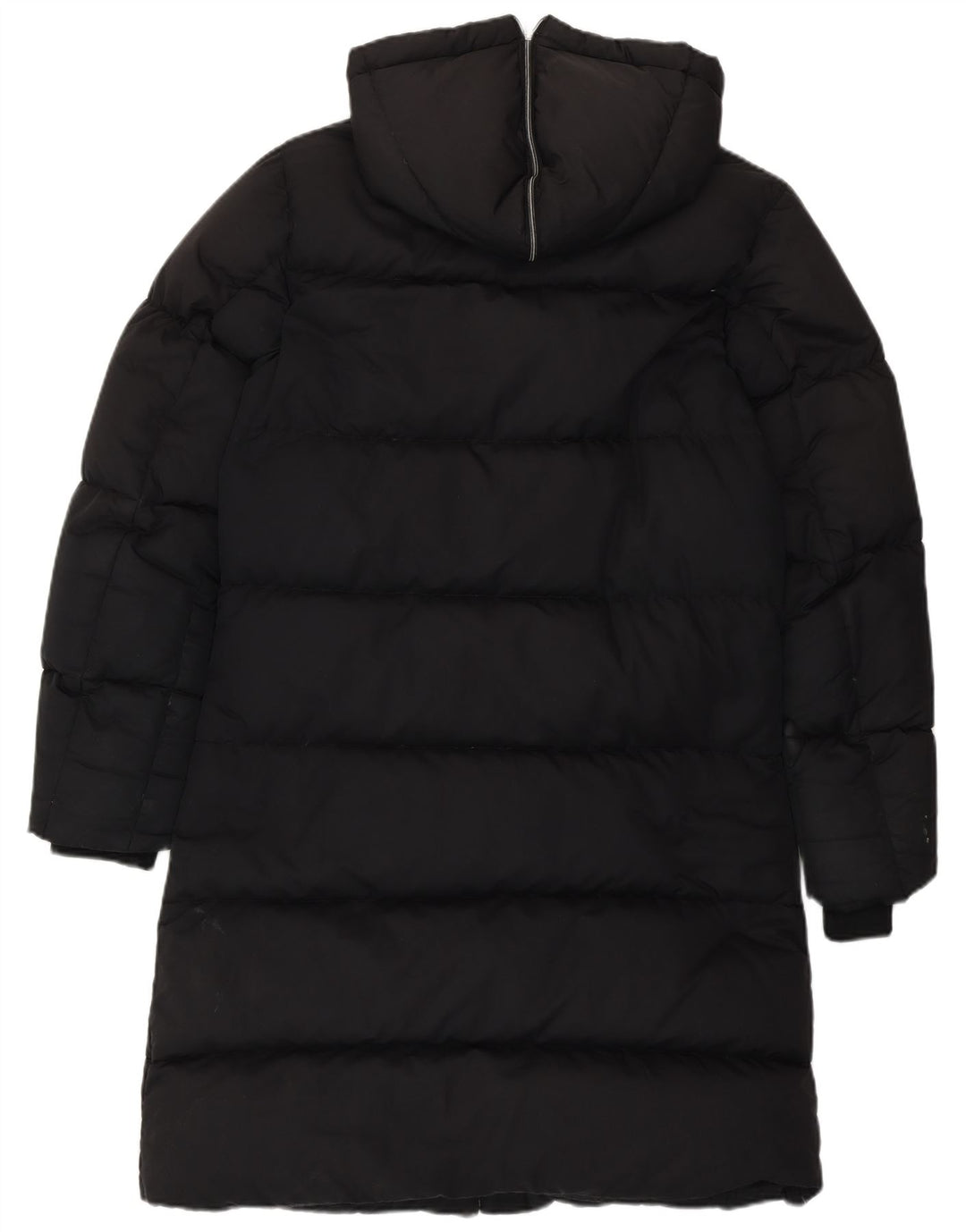 Nike Womens Hooded Longline Padded Coat UK 8/10 Small Black