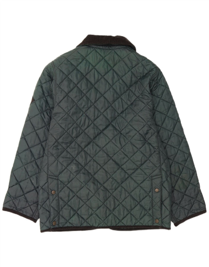 Henri Lloyd Mens Quilted Jacket UK 36 Small Green Nylon