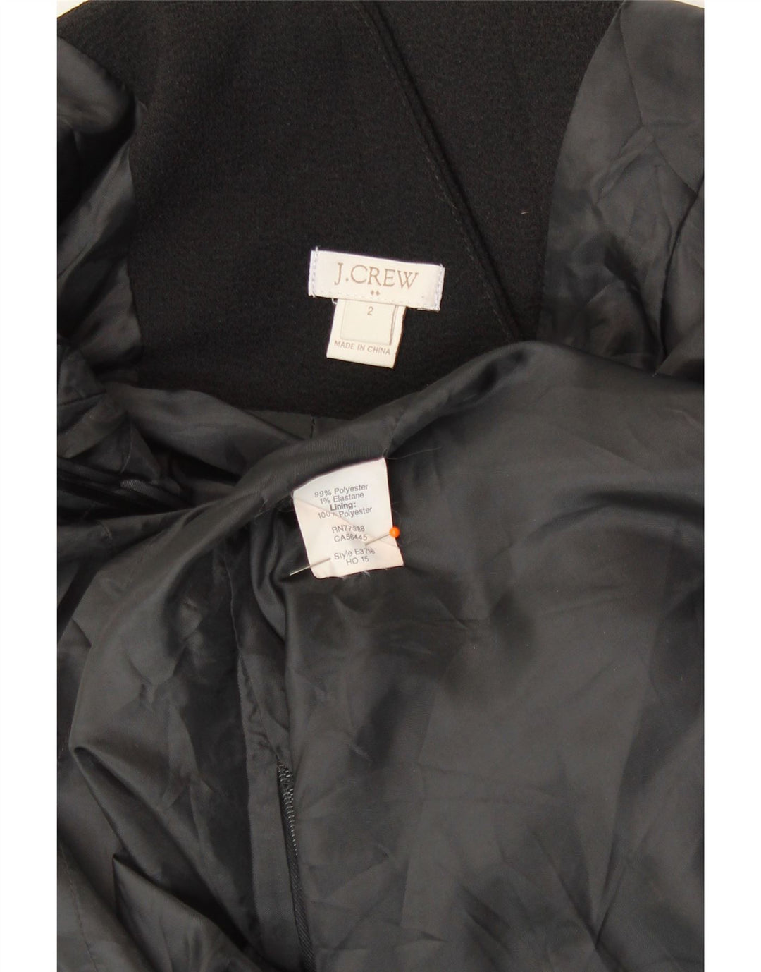 J. Crew Womens Sleeveless Sheath Dress US 2 XS Black Polyester