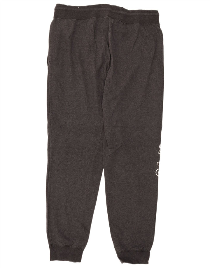 PUMA Mens Graphic Tracksuit Trousers Joggers Large  Grey Cotton