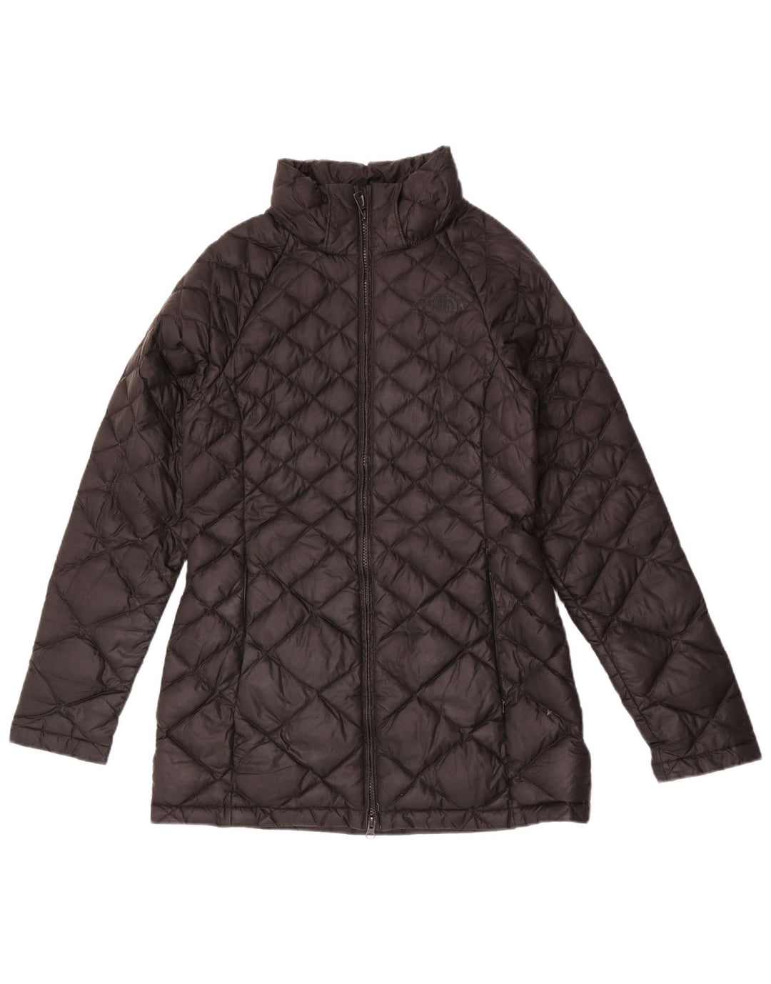 The North Face Womens Quilted Jacket UK 10 Small Black Nylon