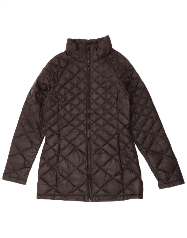 The North Face Womens Quilted Jacket UK 10 Small Black Nylon