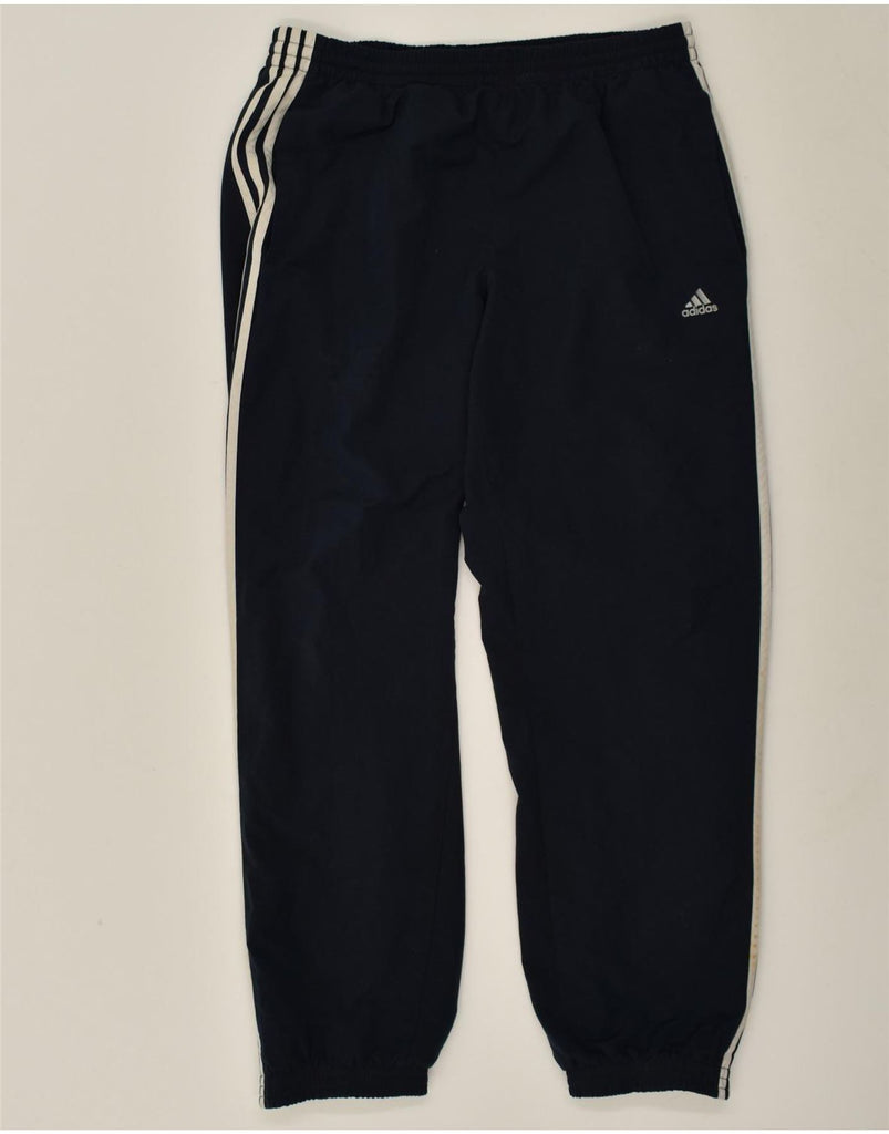 ADIDAS Mens Tracksuit Trousers Joggers Large Navy Blue Polyester | Vintage Adidas | Thrift | Second-Hand Adidas | Used Clothing | Messina Hembry 