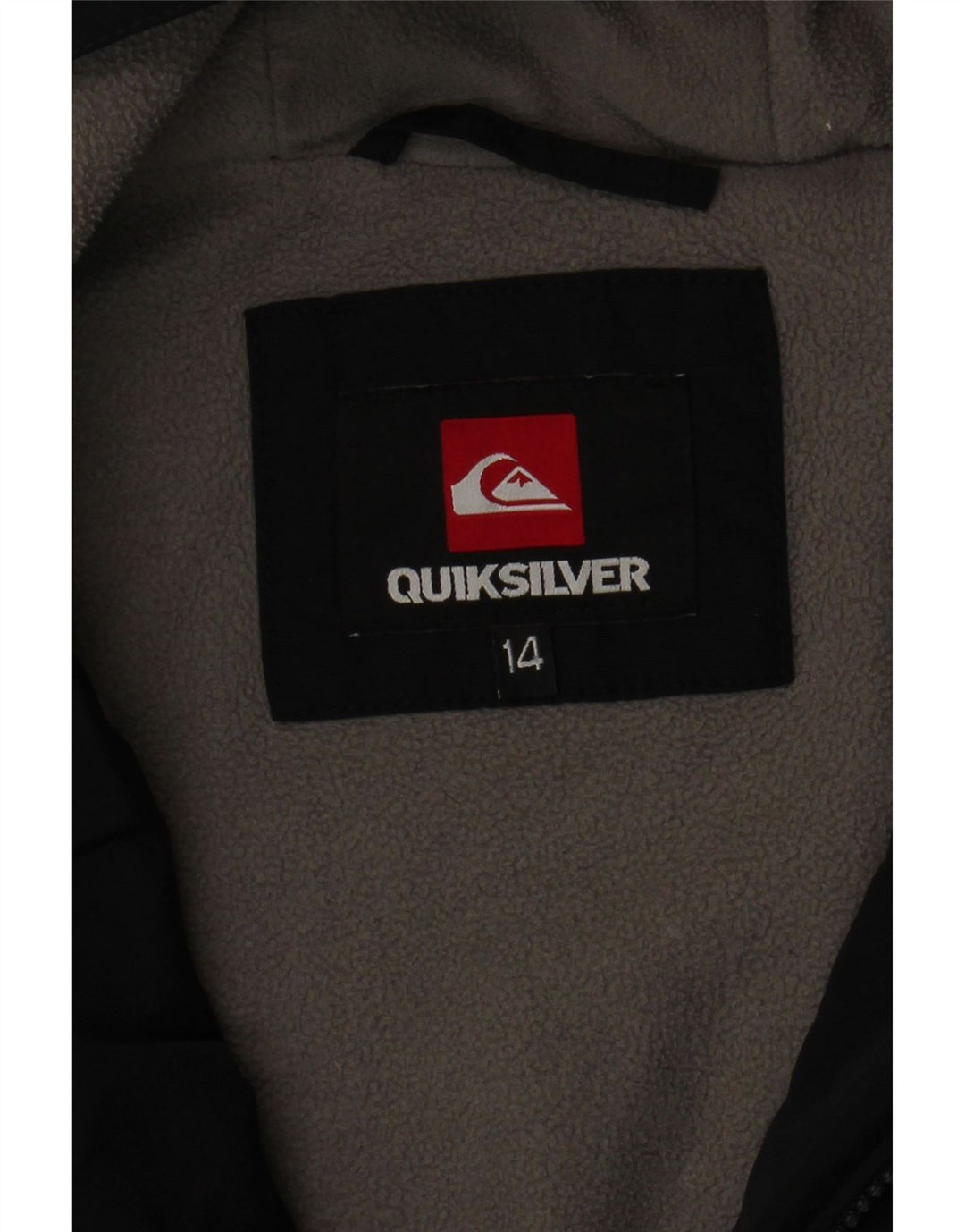 Quiksilver Boys Hooded Padded Jacket 13-14 Years Black