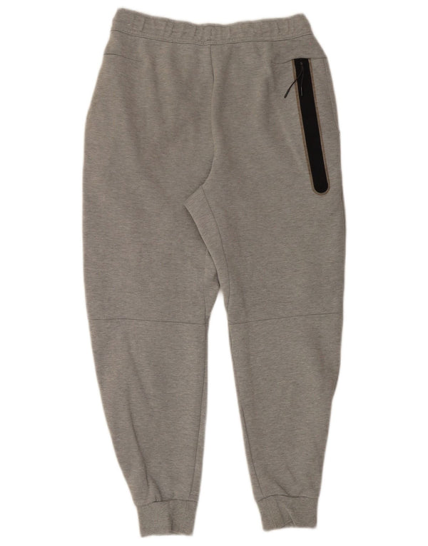 Nike Mens Tracksuit Trousers Joggers Small Grey Cotton
