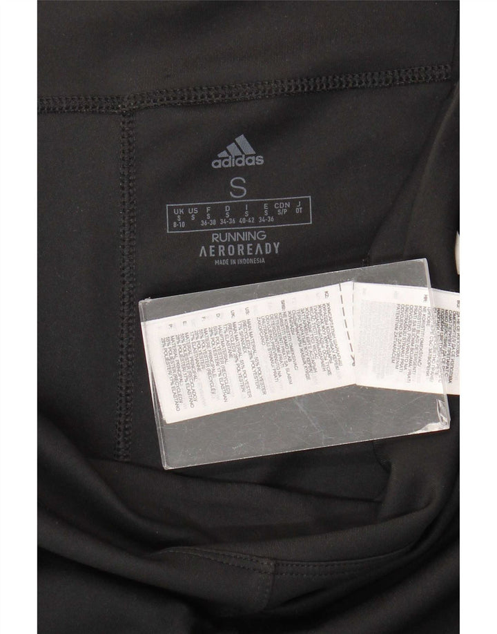 Adidas Womens Aeroready Leggings UK  8/10 Small  Black Polyester