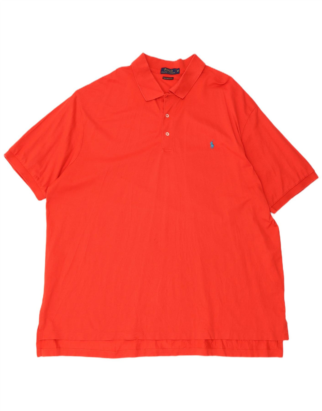 POLO RALPH LAUREN Mens Big Polo Shirt 3XL Red Cotton