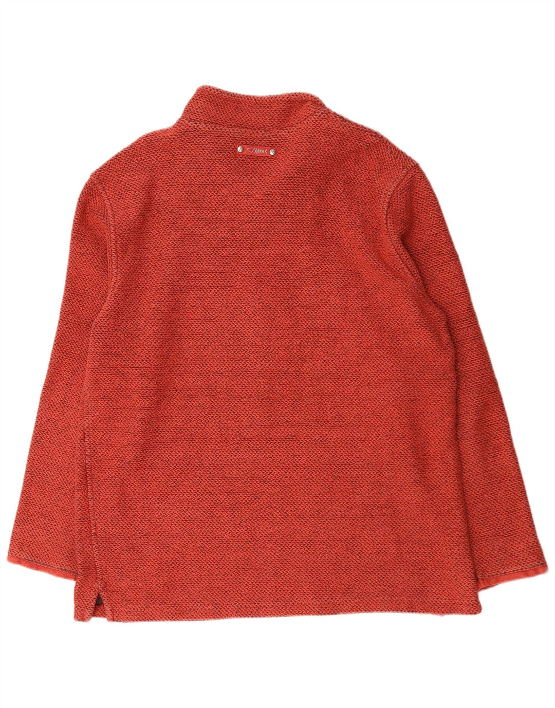 Weird Fish Mens Zip Neck Sweatshirt Jumper 2XL Red Cotton