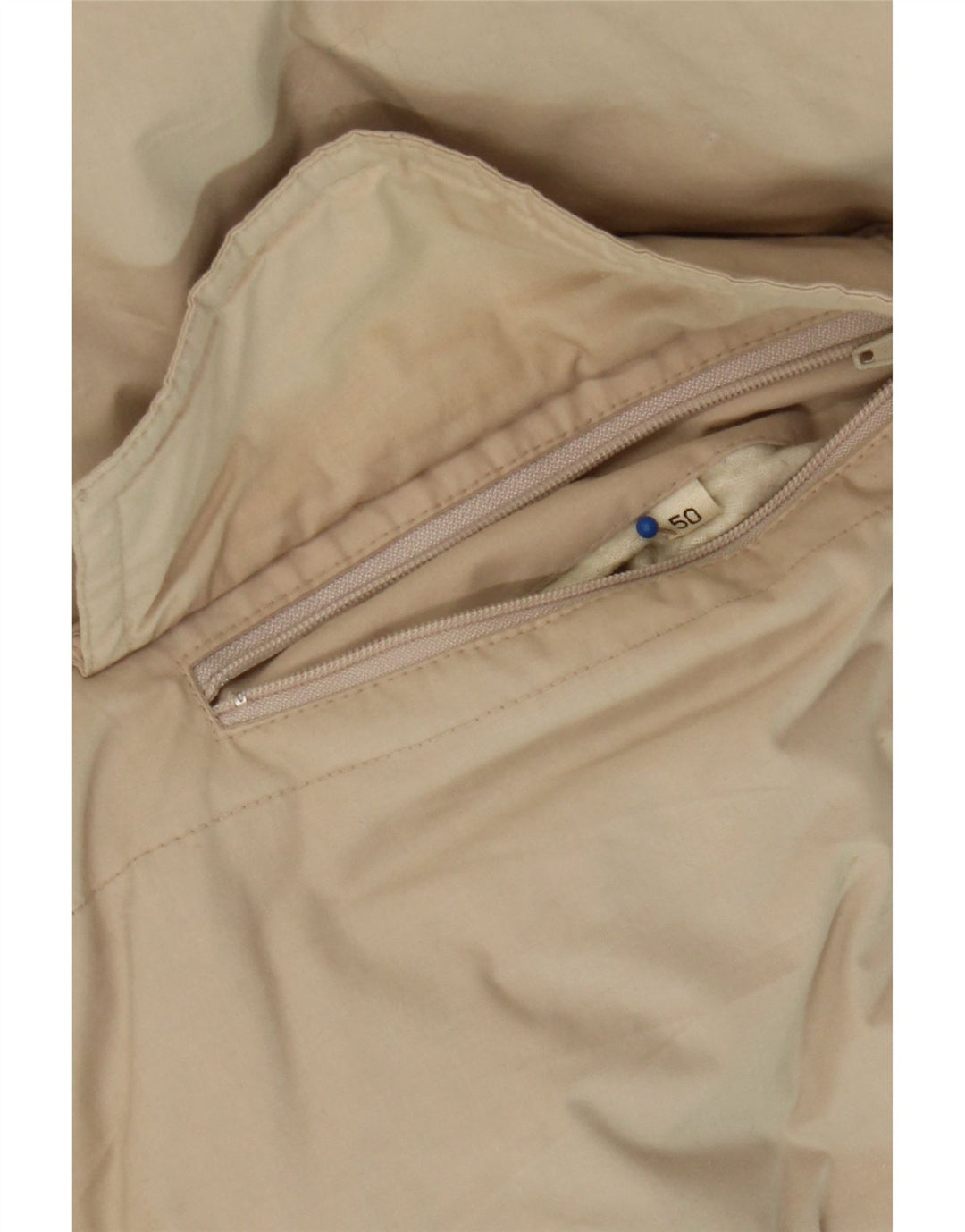 BRUGI Mens Hooded Reversible Padded Jacket IT 50 Large Green Polyester