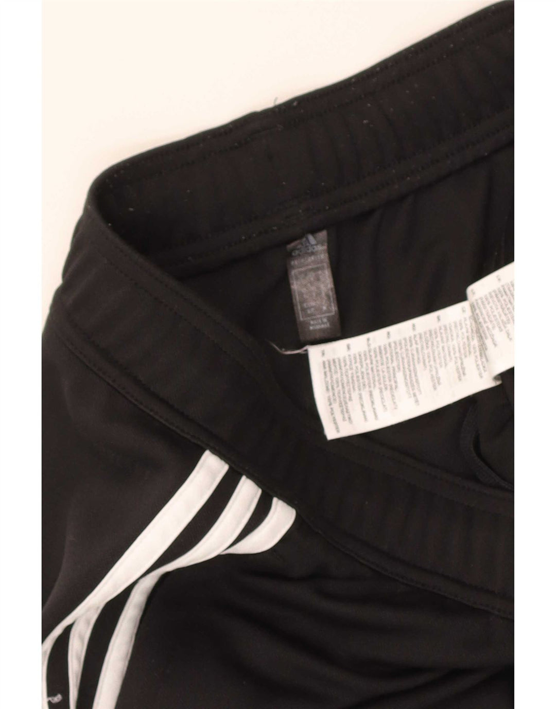 Adidas Mens Tracksuit Trousers Small Black Polyester