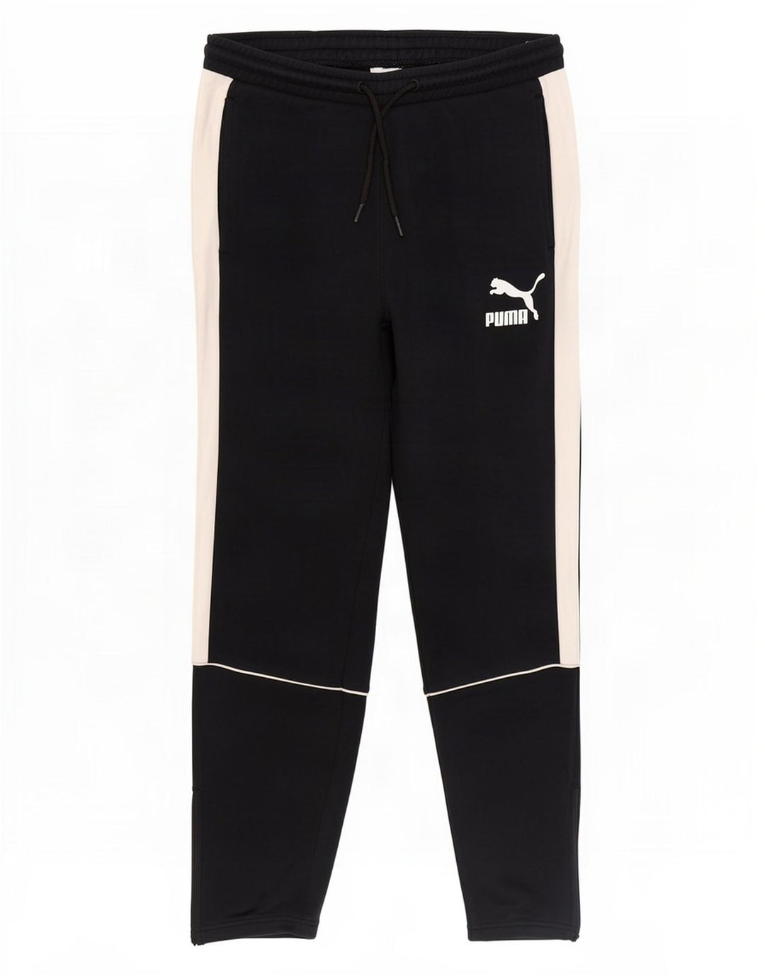 Puma Mens Tracksuit Trousers Medium Black Colourblock Cotton