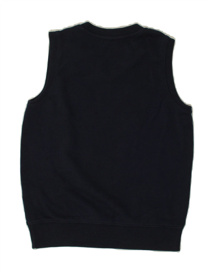 SUN68 Boys V-Neck Jumper Sweater 7-8 Years Navy Blue Cotton Vintage Sun68 and Second-Hand Sun68 from Messina Hembry 