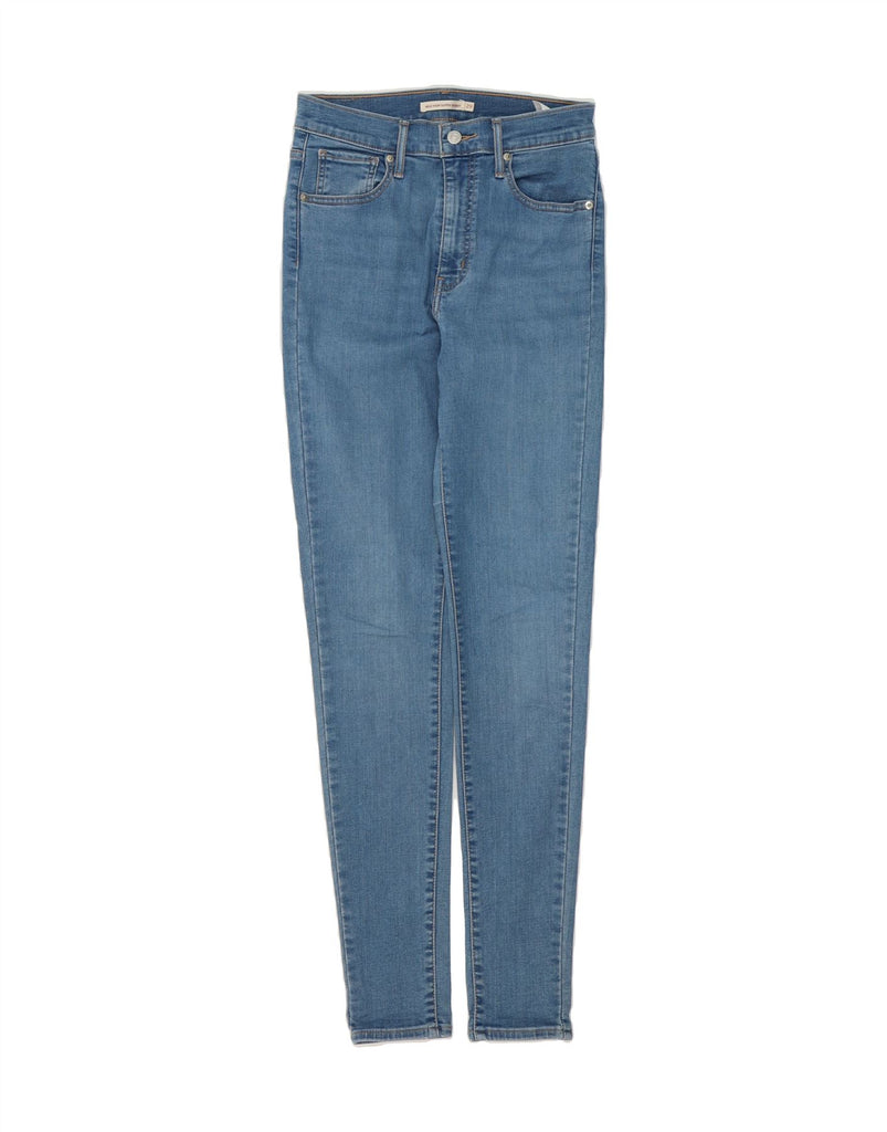 LEVI'S Womens Mile High Super Skinny Jeans W29 L32  Blue Cotton Vintage Levi's and Second-Hand Levi's from Messina Hembry 