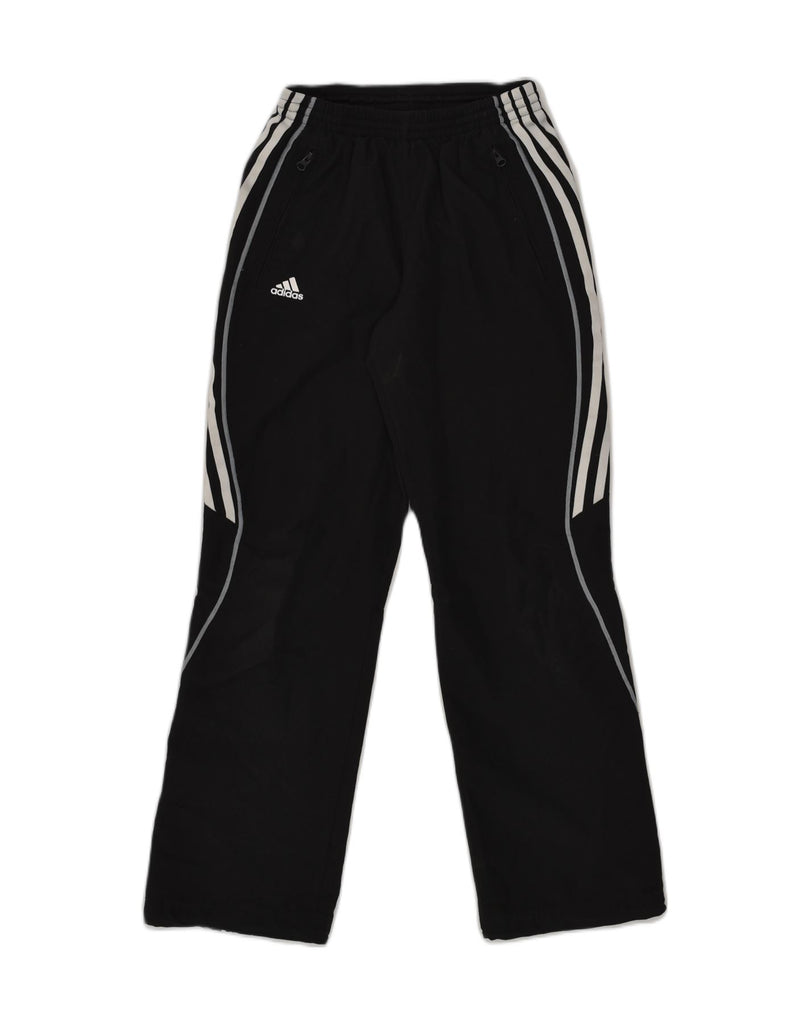 ADIDAS Boys Clima 365 Tracksuit Trousers 11-12 Years Black Polyester | Vintage Adidas | Thrift | Second-Hand Adidas | Used Clothing | Messina Hembry 