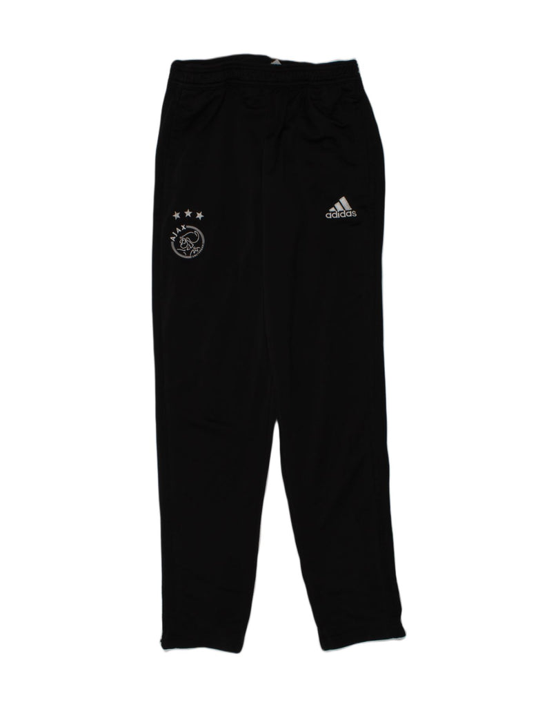 ADIDAS Boys Ajax Tracksuit Trousers 13-14 Years Black Polyester | Vintage Adidas | Thrift | Second-Hand Adidas | Used Clothing | Messina Hembry 