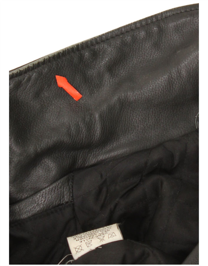 Conbipel Mens Leather Jacket IT 54 XL Black Leather