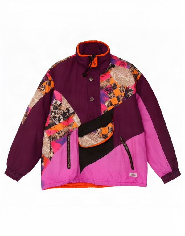 Hibernia Mens Pullover Ski Jacket UK 46/48 2XL Multicoloured Colourblock