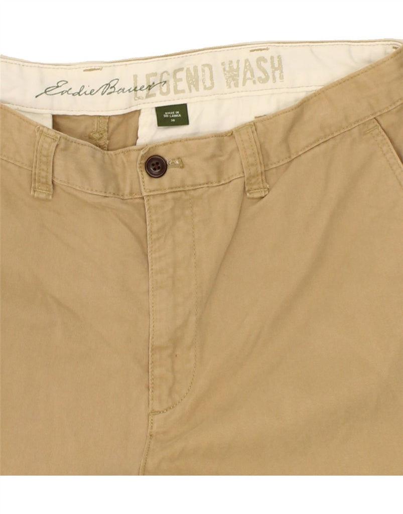 EDDIE BAUER Mens Chino Shorts W38 Large  Beige Cotton Vintage Eddie Bauer and Second-Hand Eddie Bauer from Messina Hembry 