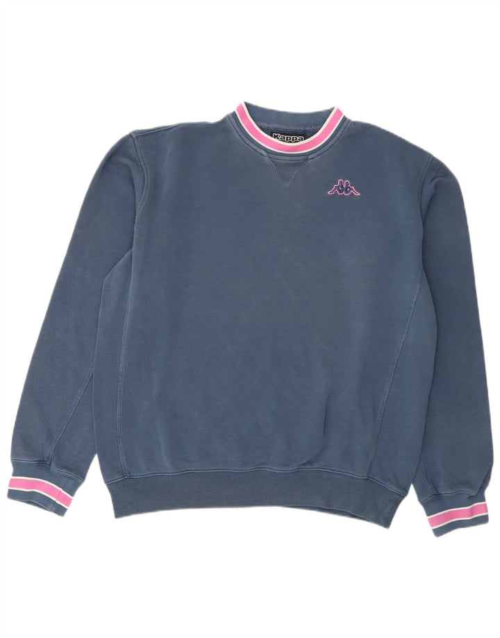 Kappa Mens Sweatshirt Jumper XL Navy Blue Cotton