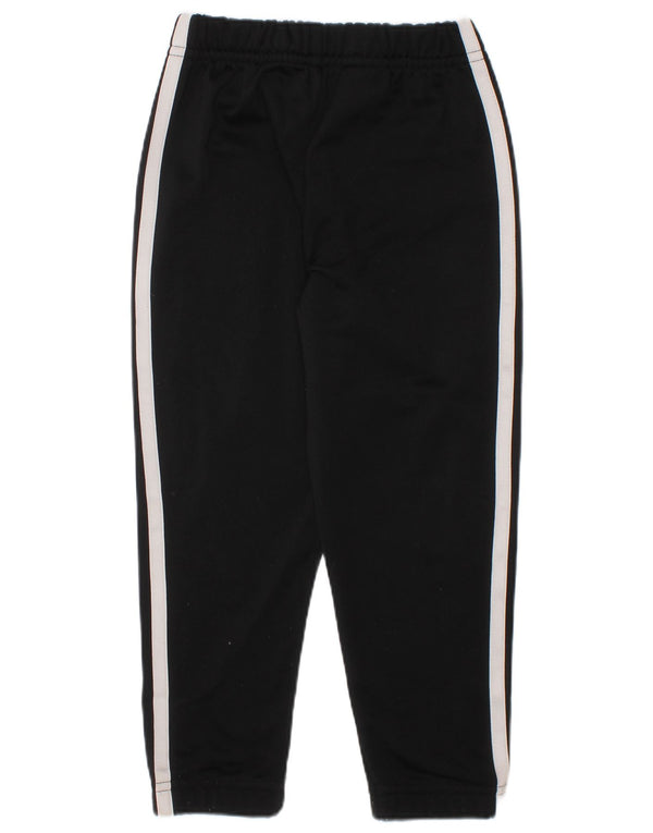 Adidas Boys Tracksuit Trousers Joggers 2-3 Years  Black Polyester