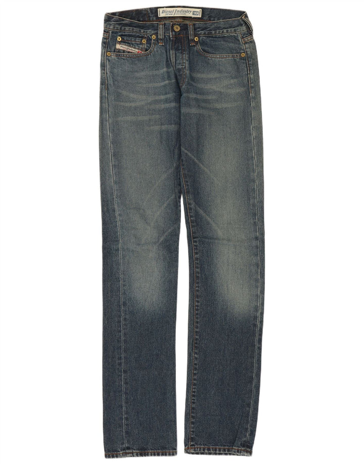 Diesel Womens Straight Jeans W26 L34 Blue Cotton