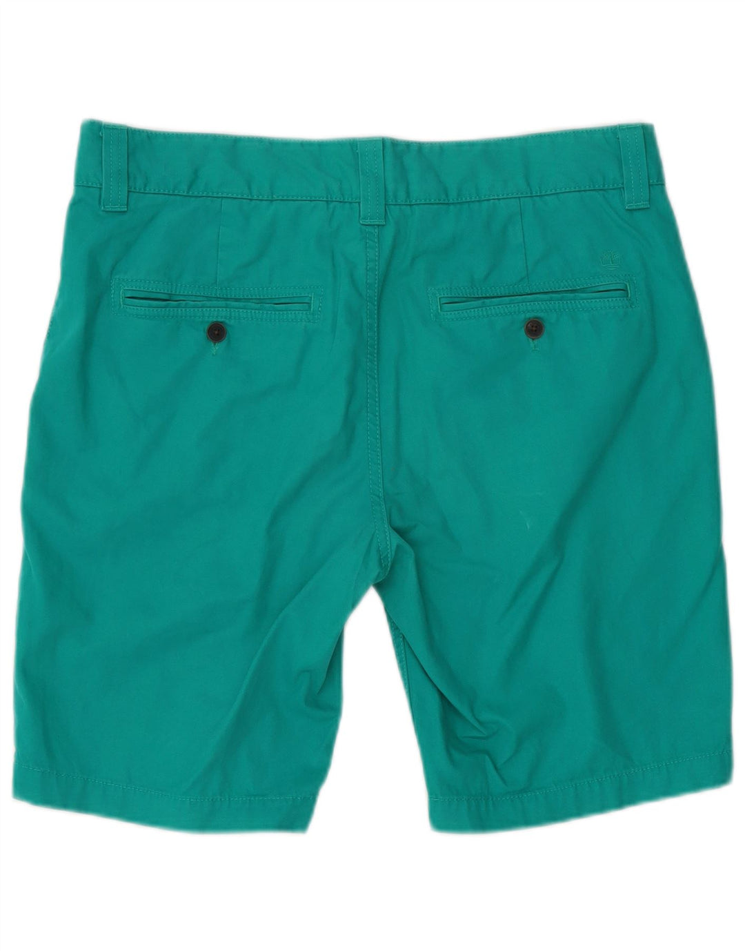 Timberland Mens Chino Shorts W34 Large Green Cotton